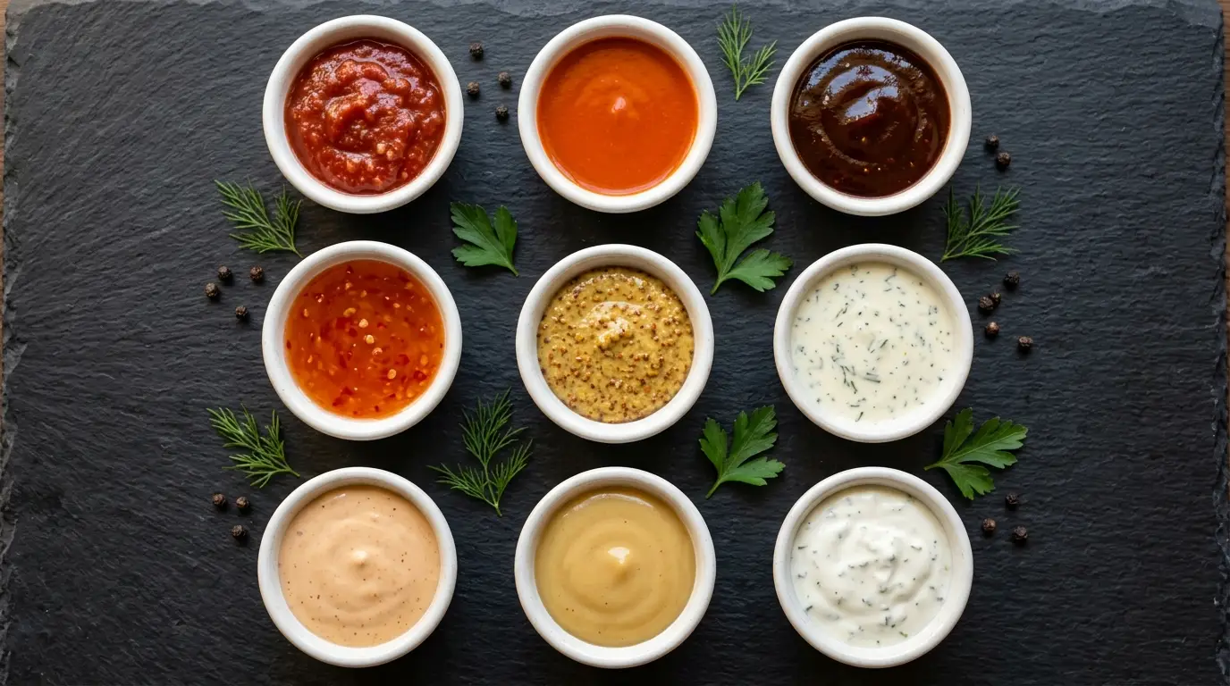 Popeyes Sauces Menu 2026 — All 9 Dipping Sauces, Calories & Allergens 1 Popeyes 9 Signature Dipping Sauces
