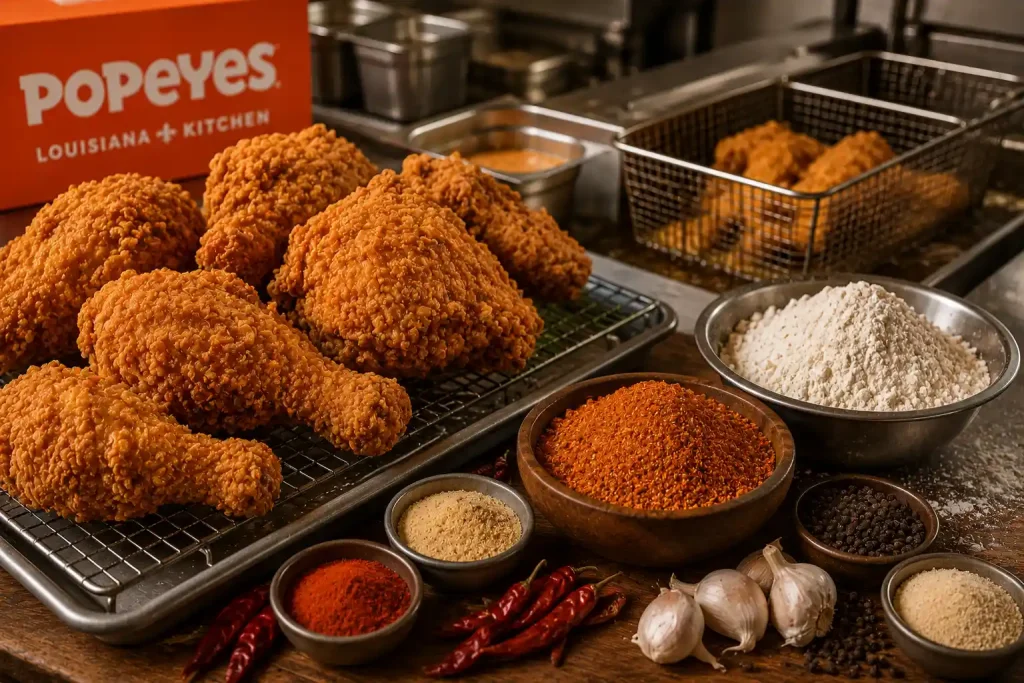 Popeyes Secret Menu 2026 — 7 Hidden Items, Secret Recipes & Food Production Facts 2 Popeyes Fried Chicken copycat secret recipe ingredients and seasoning