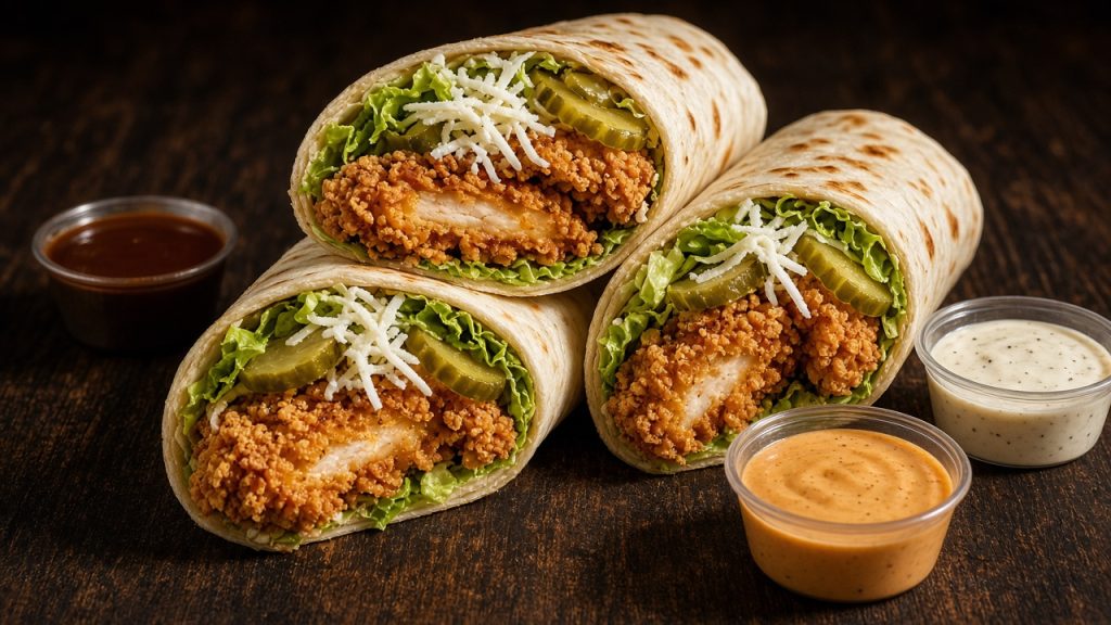 Popeyes Chicken Wraps Classic Spicy and Blackened Ranch flavors 2026